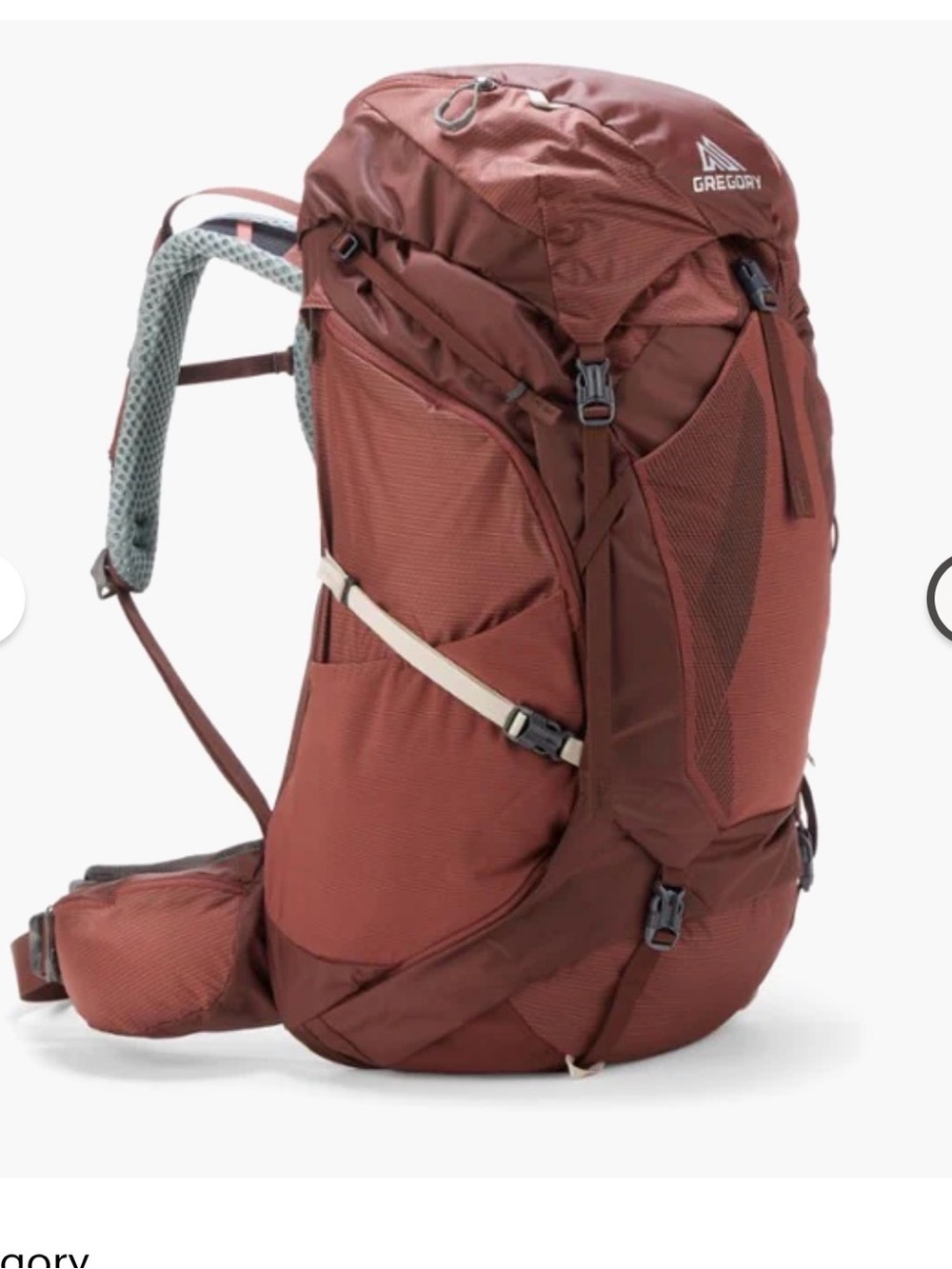 Gregory Burgundy Hiking Backpack 55L